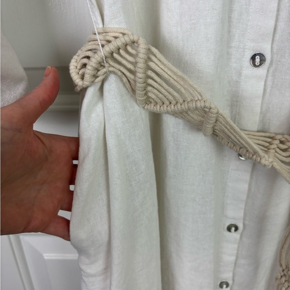 Calypso St. Barth NWT Linen Shirt Dress Size XL - Picture 14 of 16